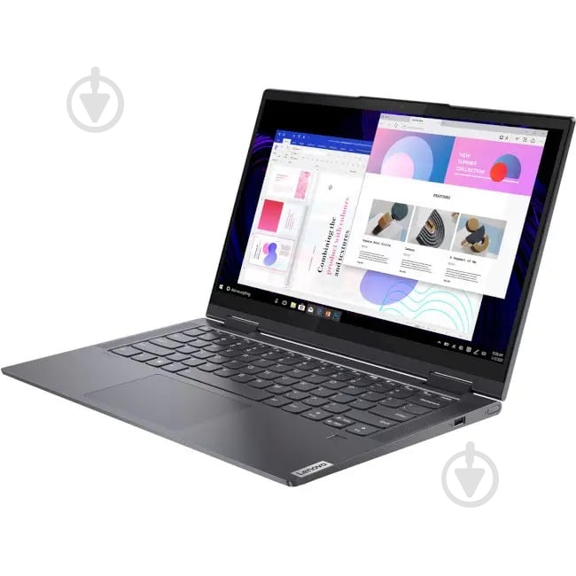 Ноутбук Lenovo Yoga 7 14ACN6 14" (82N7009QRA) slate grey - фото 1