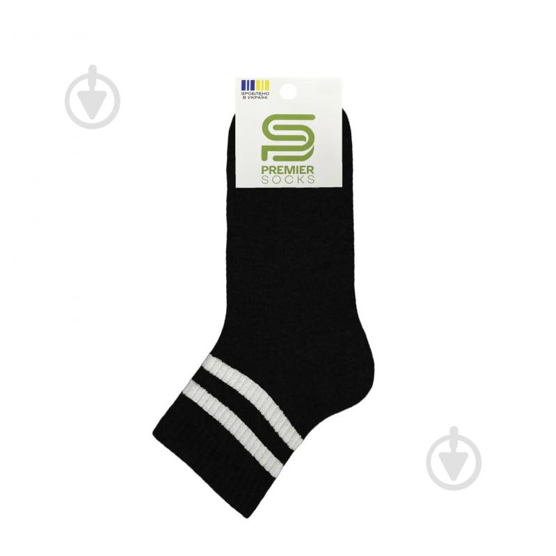 Носки детские унисекс Premier Socks высокие р. 16–18 черный с белым - фото 1