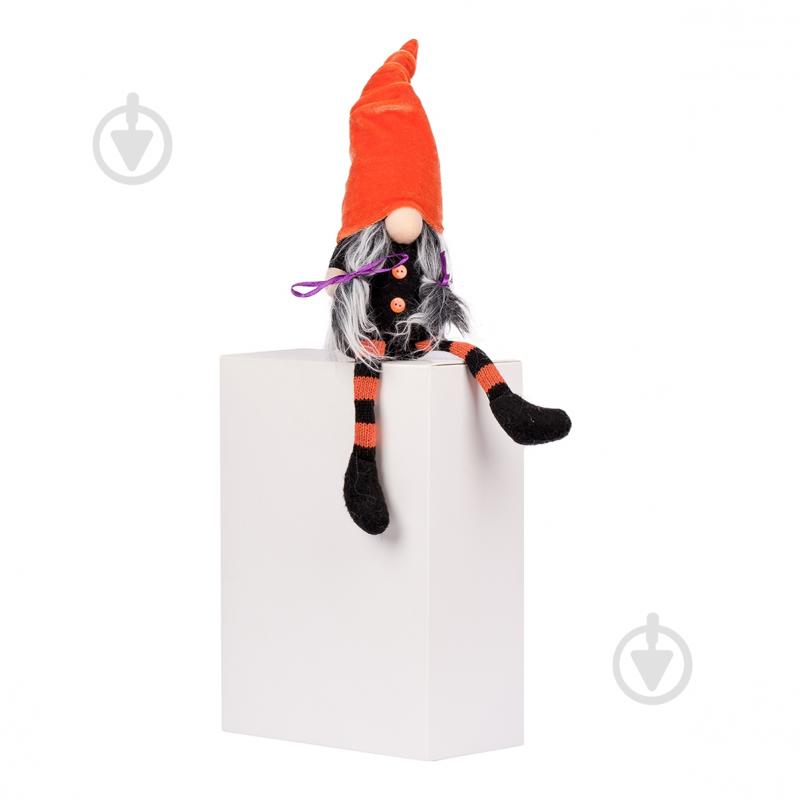 М'яка іграшка YES! Fun Хелловін Гном Дівчинка 37 см LED - фото 1