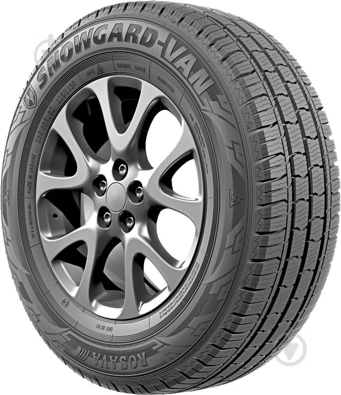 Шина ROSAVA SNOWGARD VAN 225/70 R15С R нешипована зима - фото 1