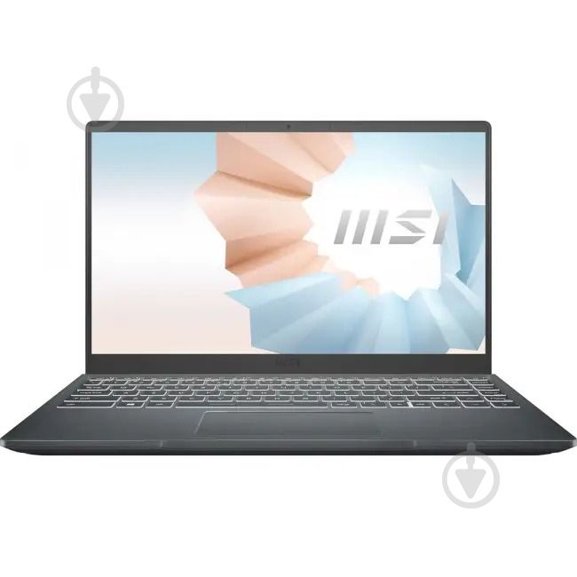 Ноутбук MSI Modern 14 14" (B11MOU-885XUA) carbon grey - фото 1