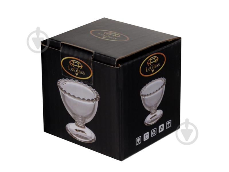 Підставка для яєць LeGlass Elegance 6х6х5,7 см 355-285 - фото 2 Підставка для яєць LeGlass Elegance 6х6х5,7 см 355-285 - фото 2