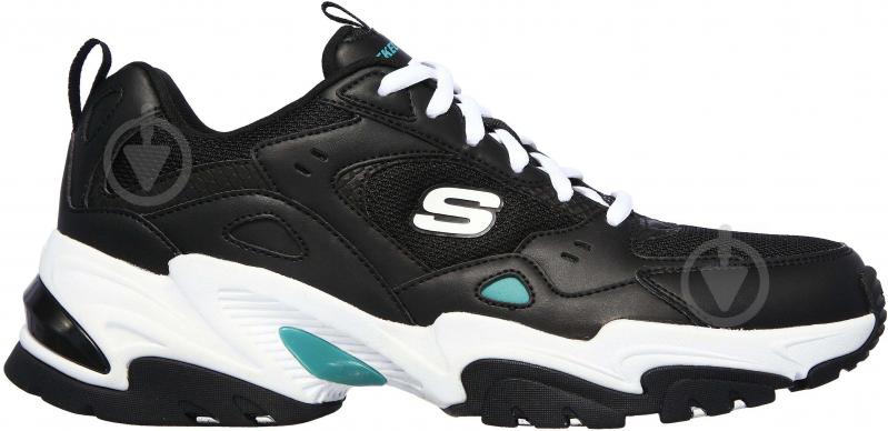 Кросівки чоловічі демісезонні Skechers Stamina V2 237163 BKGR р.41 чорні - фото 5