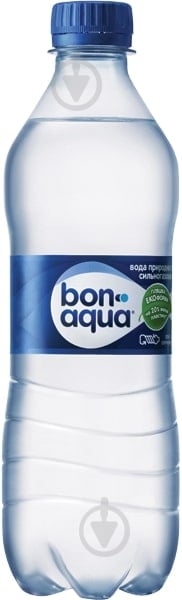 Вода BonAqua сильногазированная минеральная 0,5 л - фото 