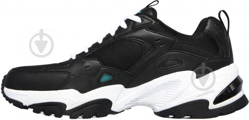 Кроссовки мужские демисезонные Skechers Stamina V2 237163 BKGR р.42 черные - фото 4