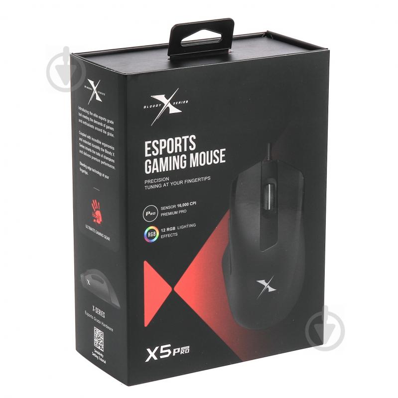 Мышка A4Tech X5 Pro Bloody игровая ESports Gaming X RGB - фото 8