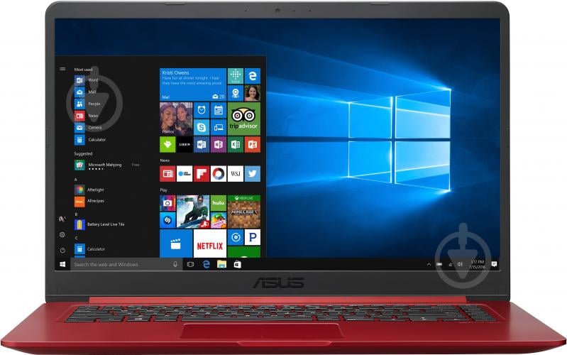 Ноутбук Asus X510UF-BQ010 15.6" (90NB0IK3-M00140) red - фото 1