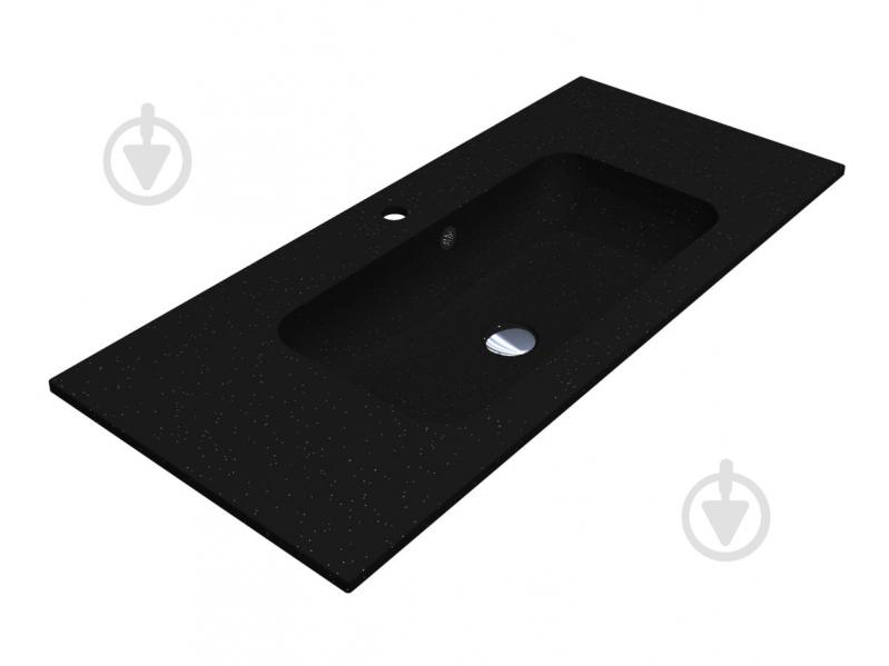 Умивальник Miraggio DELLA 1000 MIRASTONE BLACK SHINE - фото 1