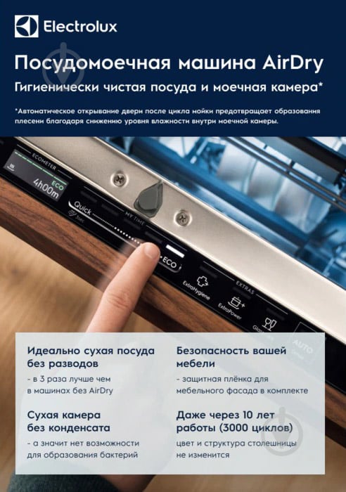 Встраиваемая посудомоечная машина Electrolux EEA917120L - фото 6