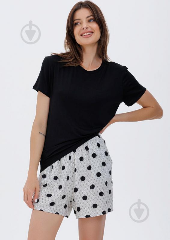 Шорти жіночі Roksana №1529/67005 №1529 р. L білий із чорним - фото 1 Шорти жіночі Roksana №1529/67005 №1529 р. L білий із чорним - фото 1