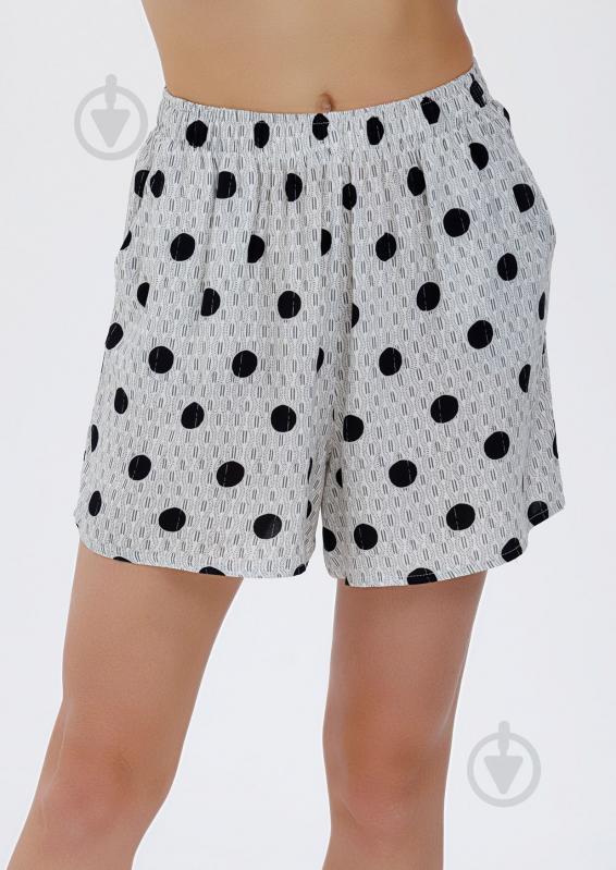 Шорти жіночі Roksana №1529/67005 №1529 р. XL білий із чорним - фото 2 Шорти жіночі Roksana №1529/67005 №1529 р. XL білий із чорним - фото 2