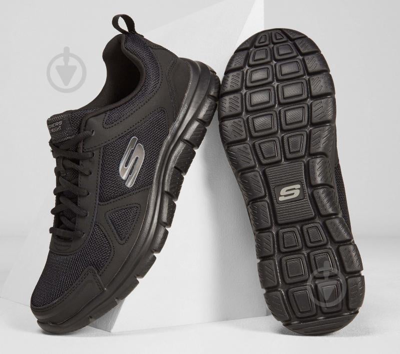 Кроссовки мужские демисезонные Skechers Track 52631 BBK р.45 черные - фото 2