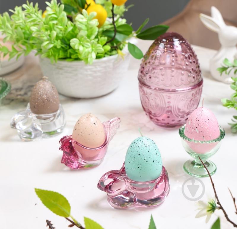 Подставка для яиц LeGlass Rabbit 9,2х6,3х4,4 см 355-294 - фото 4