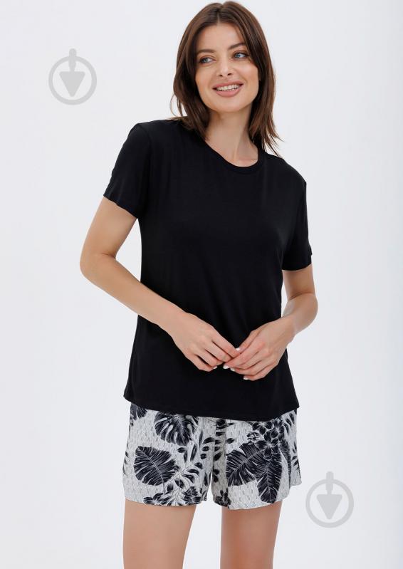 Шорты женские Roksana №1529/67007 №1529 р. M белый с черным - фото 1 Шорты женские Roksana №1529/67007 №1529 р. M белый с черным - фото 1