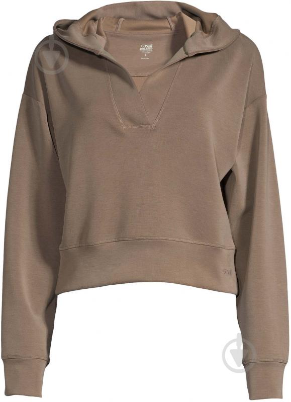 Джемпер Casall PEACHY V-NECK HOODIE 23225-446 р.L коричневий - фото 1