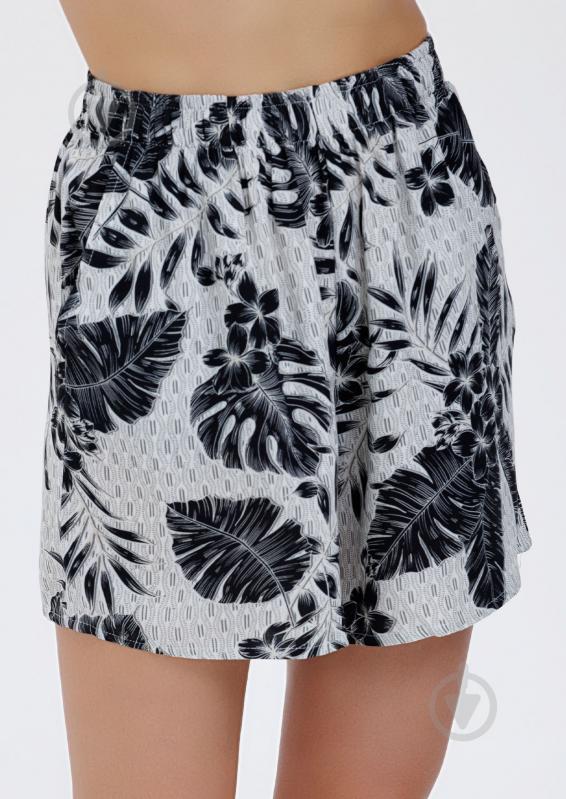 Шорты женские Roksana №1529/67007 №1529 р. XL белый с черным - фото 2 Шорты женские Roksana №1529/67007 №1529 р. XL белый с черным - фото 2