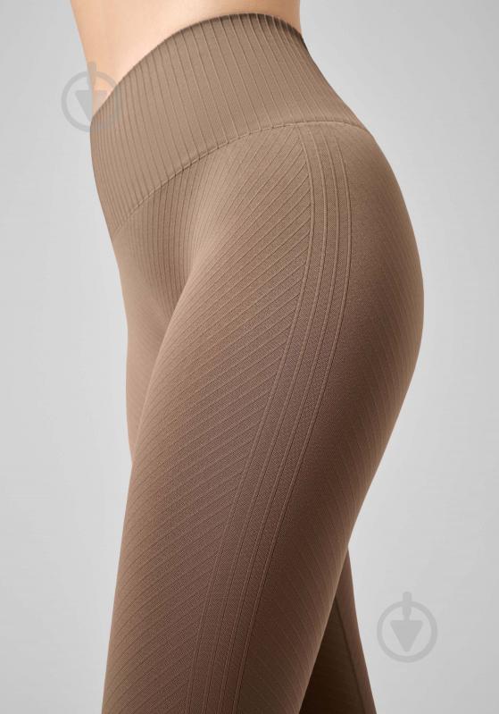 Лосини Casall SEAMLESS GRAPHICAL RIB HIGH WAIST TIGHTS 22610-446 р.L коричневий - фото 2