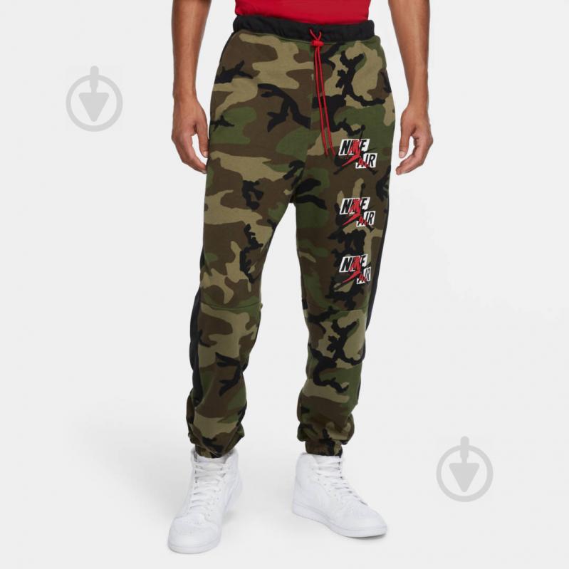 Брюки Nike M J JMC CAMO FLC PANT CU2062-222 р. M хаки - фото 4