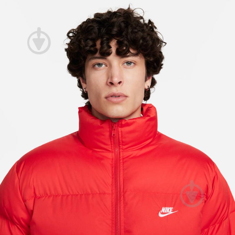 Куртка Nike M NK CLUB PUFFER JKT FB7368-657 р.XL красная - фото 3