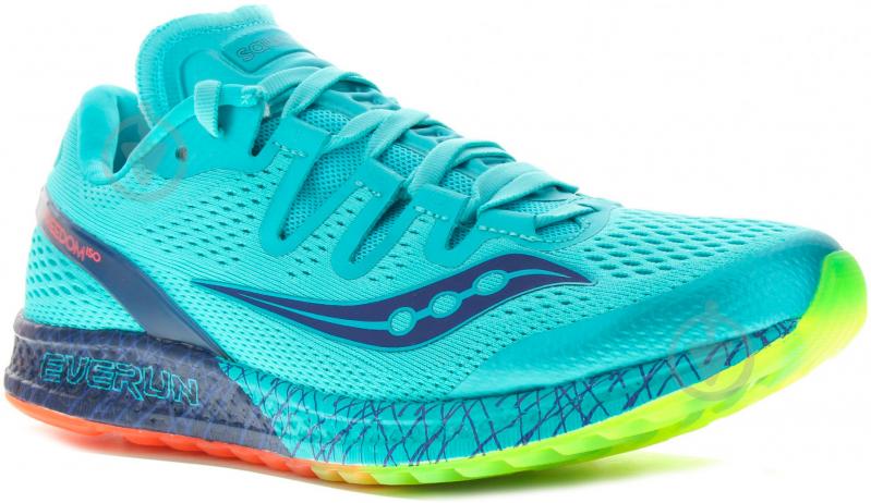 Кроссовки женские демисезонные Saucony FREDOM_ISO 10355-3s р.38,5 сине-голубые - фото 7