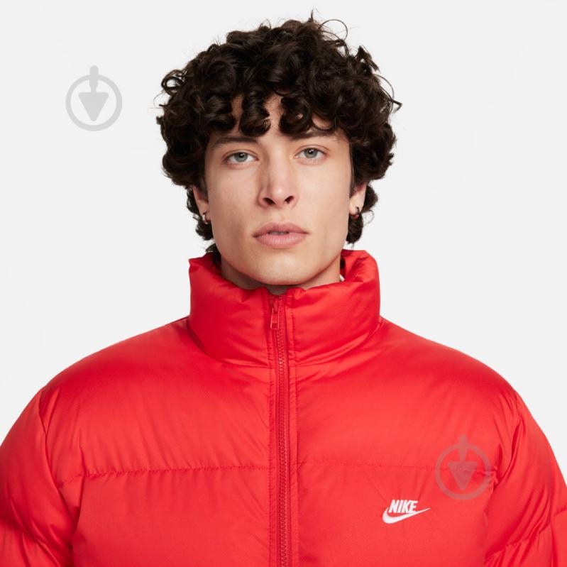 Куртка Nike M NK CLUB PUFFER JKT FB7368-657 р.2XL красная - фото 3