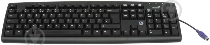 Клавіатура Genius KB-06XE PS/2 UKR (31300011102) PS/2 black - фото 1