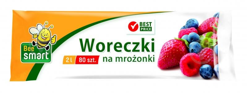 Пакети для заморожування BEE SMART 2 л 80 шт. - фото 1