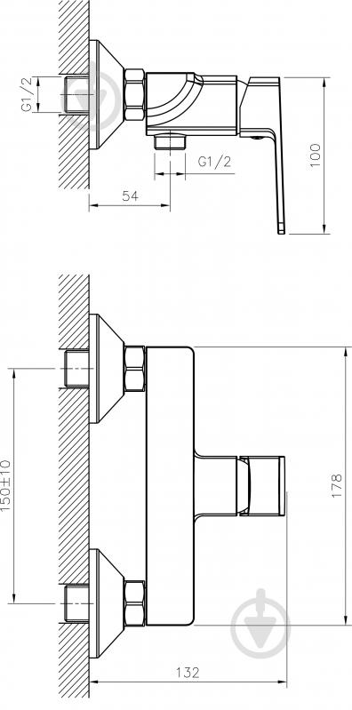 Смеситель для душа ScandiSPA TOR хром - фото 5 Смеситель для душа ScandiSPA TOR хром - фото 5