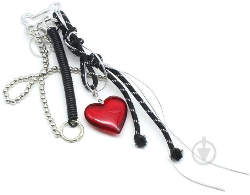 Брелок для ключів Sensio Heartline червоний KEY003 - фото 1 Брелок для ключів Sensio Heartline червоний KEY003 - фото 1