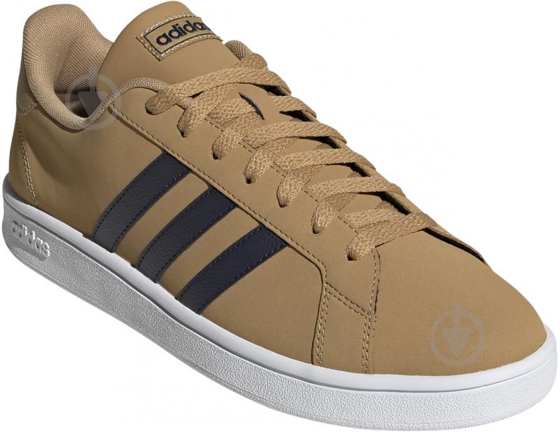 Кросівки чоловічі демісезонні Adidas GRAND COURT BASE FV8482 р.41 1/3 коричневі - фото 3