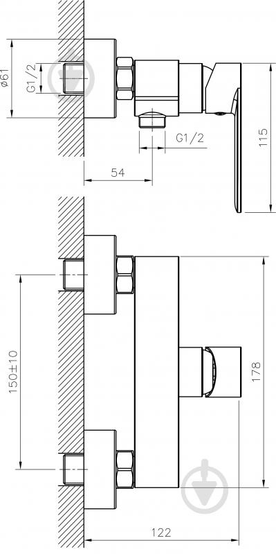 Смеситель для душа ScandiSPA ODIN хром - фото 5 Смеситель для душа ScandiSPA ODIN хром - фото 5