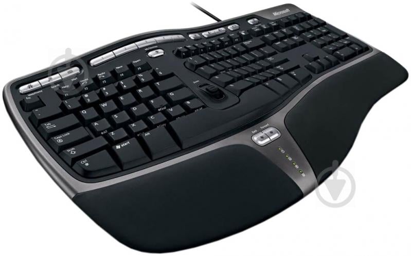 Клавіатура Microsoft Natural Ergonomic Keyboard 4000 USB (B2M-00020) USB black - фото 2