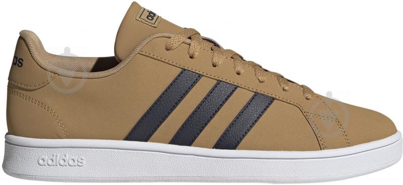 Кросівки чоловічі демісезонні Adidas GRAND COURT BASE FV8482 р.42 коричневі - фото 1