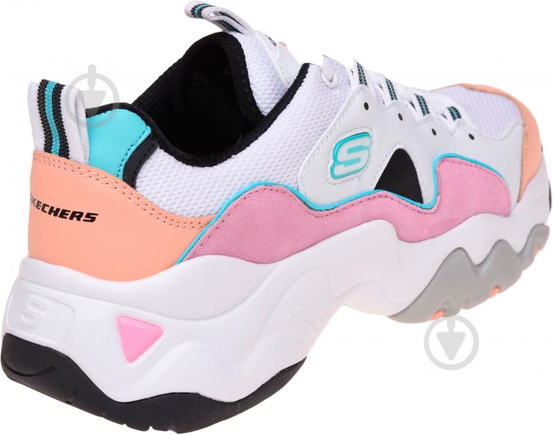 Кроссовки для девочек демисезонные Skechers 80443L WPKB р.32 разноцветные - фото 5