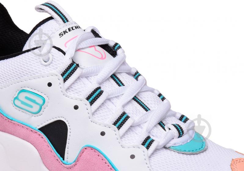 Кроссовки для девочек демисезонные Skechers 80443L WPKB р.32 разноцветные - фото 8