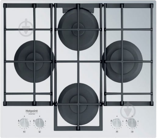 Варильна поверхня газова Hotpoint HAGS 61 FWH - фото 1