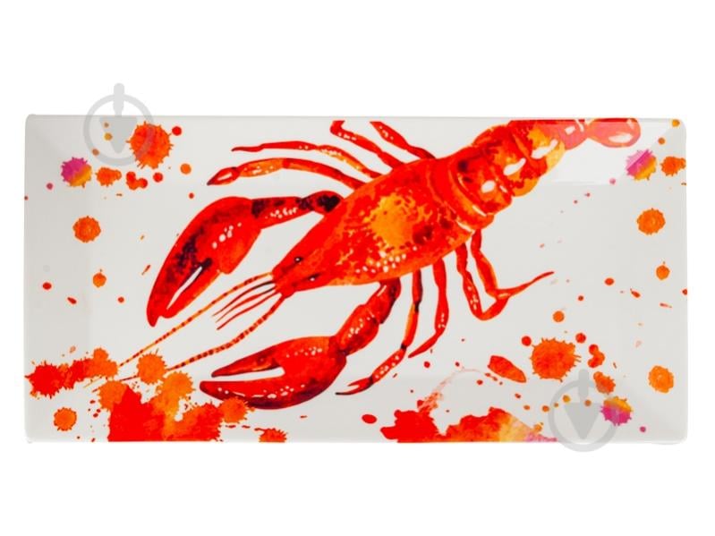 Блюдо прямоугольное Lefard Red Shells 30,5 см 922-115 - фото 1 Блюдо прямоугольное Lefard Red Shells 30,5 см 922-115 - фото 1