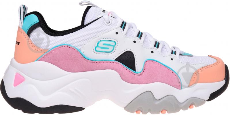 Кросівки для дівчаток демісезонні Skechers 80443L WPKB р.35 різнокольорові - фото 1