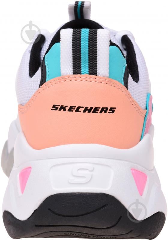 Кросівки для дівчаток демісезонні Skechers 80443L WPKB р.38 різнокольорові - фото 4