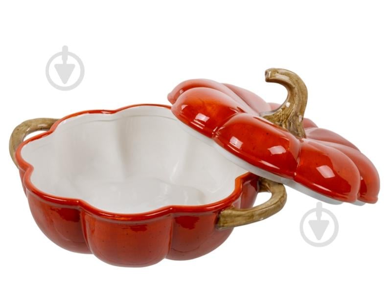 Блюдо с крышкой Lefard Тыква 33х26,5х18 см 927-013 - фото 3 Блюдо с крышкой Lefard Тыква 33х26,5х18 см 927-013 - фото 3