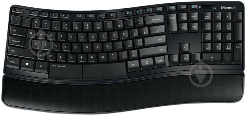 Клавіатура Microsoft Sculpt Comfort Keyboard (V4S-00017) black - фото 1