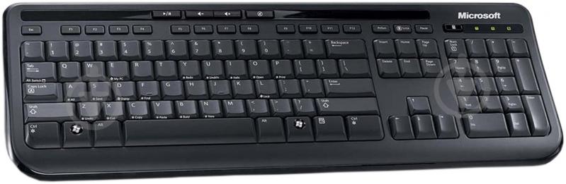 Клавіатура Microsoft Wired Keyboard 600 USB Port Russian Hdwr (ANB-00018) black - фото 2