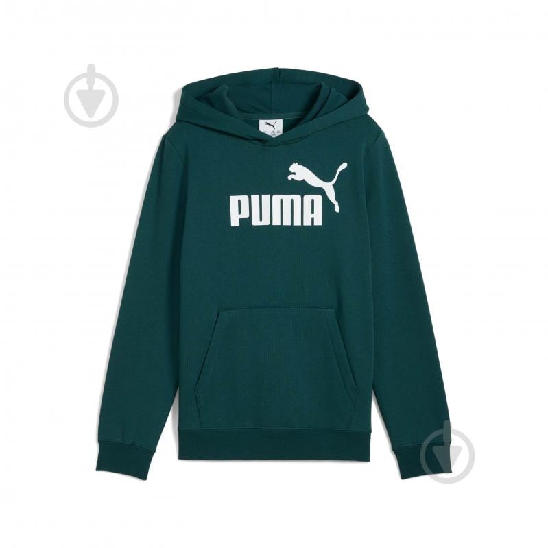 Джемпер Puma ESS No. 1 Logo Hoodie FL B 68490875 зеленый - фото 4 Джемпер Puma ESS No. 1 Logo Hoodie FL B 68490875 зеленый - фото 4