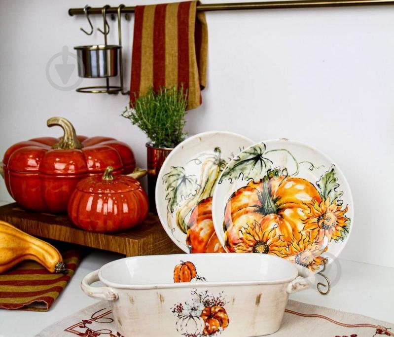 Блюдо Lefard Осень Тыква 24х2,5 см 927-011 - фото 3