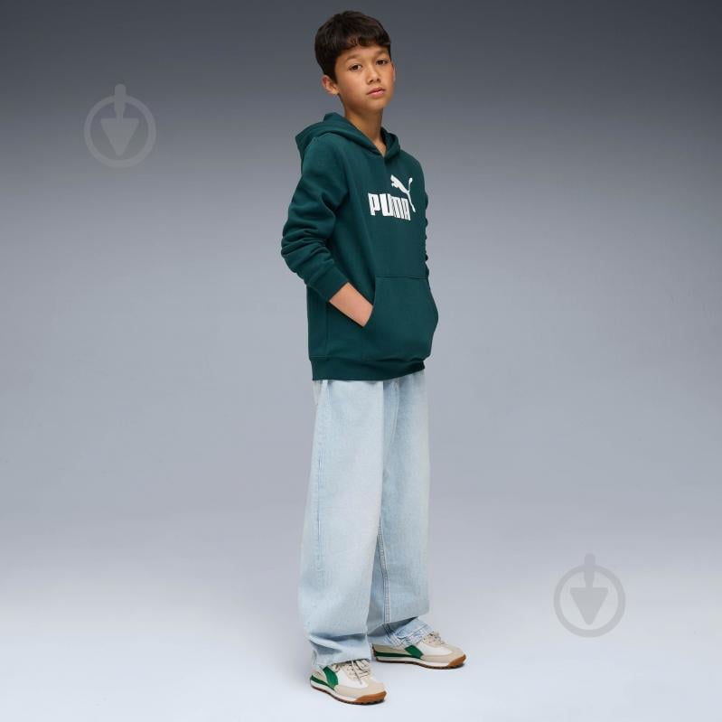 Джемпер Puma ESS No. 1 Logo Hoodie FL B 68490875 зеленый - фото 3 Джемпер Puma ESS No. 1 Logo Hoodie FL B 68490875 зеленый - фото 3