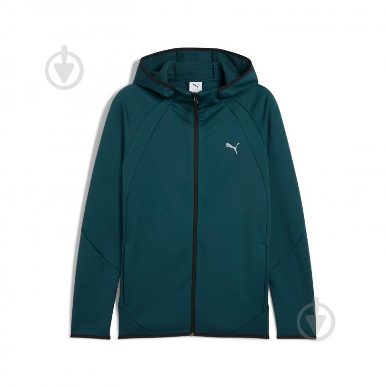 Джемпер Puma EVOSTRIPE Warm FZ Hoodie 68823775 р.2XL зелений - фото 4 Джемпер Puma EVOSTRIPE Warm FZ Hoodie 68823775 р.2XL зелений - фото 4