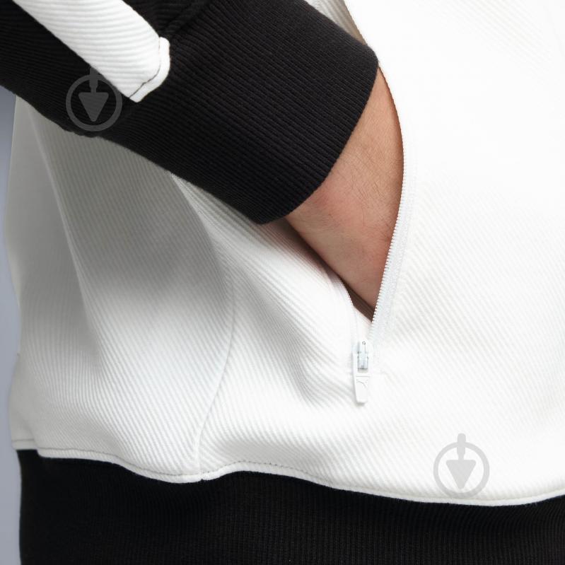 Джемпер Puma T7 Relaxed Wing Collar Jacquard Track Jacket DK 63299402 р.2XL белый - фото 4 Джемпер Puma T7 Relaxed Wing Collar Jacquard Track Jacket DK 63299402 р.2XL белый - фото 4