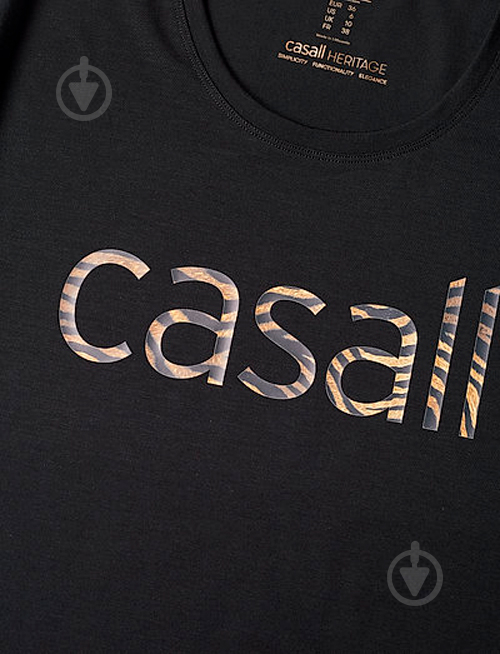 Футболка Casall Heritage Logo Tee 19170-901 р.XS черный - фото 5