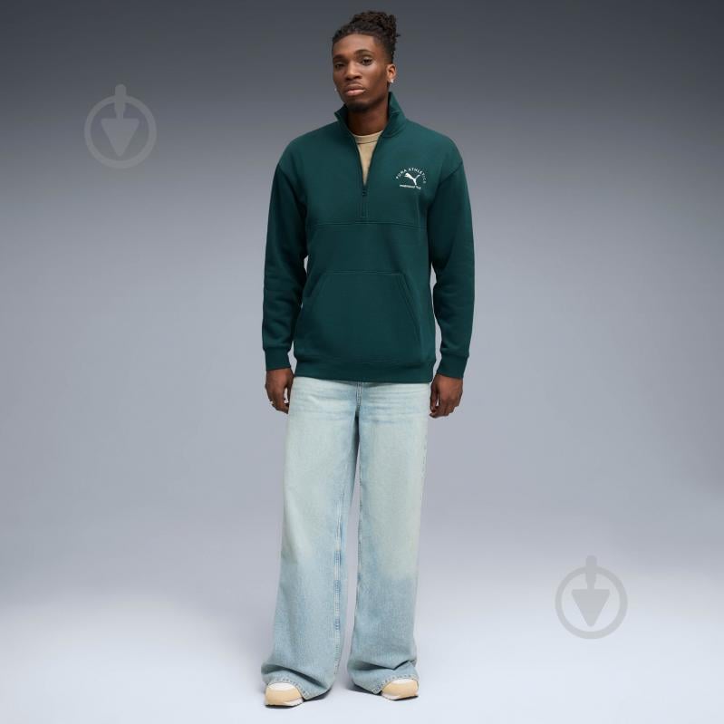 Джемпер Puma PUMA CLASS Half Zip Sweater FL 68825275 р.2XL зеленый - фото 3 Джемпер Puma PUMA CLASS Half Zip Sweater FL 68825275 р.2XL зеленый - фото 3