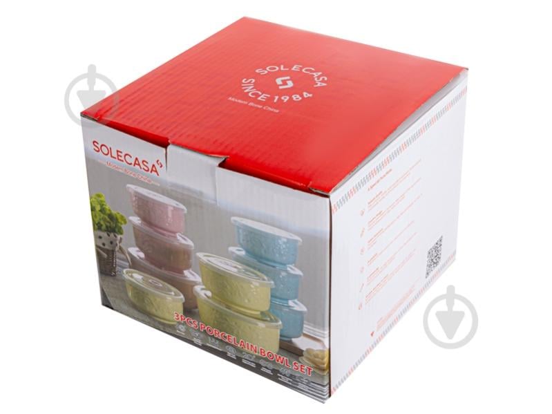 Набор салатников Lefard с крышками Pink 3 шт 359-481 - фото 2 Набор салатников Lefard с крышками Pink 3 шт 359-481 - фото 2